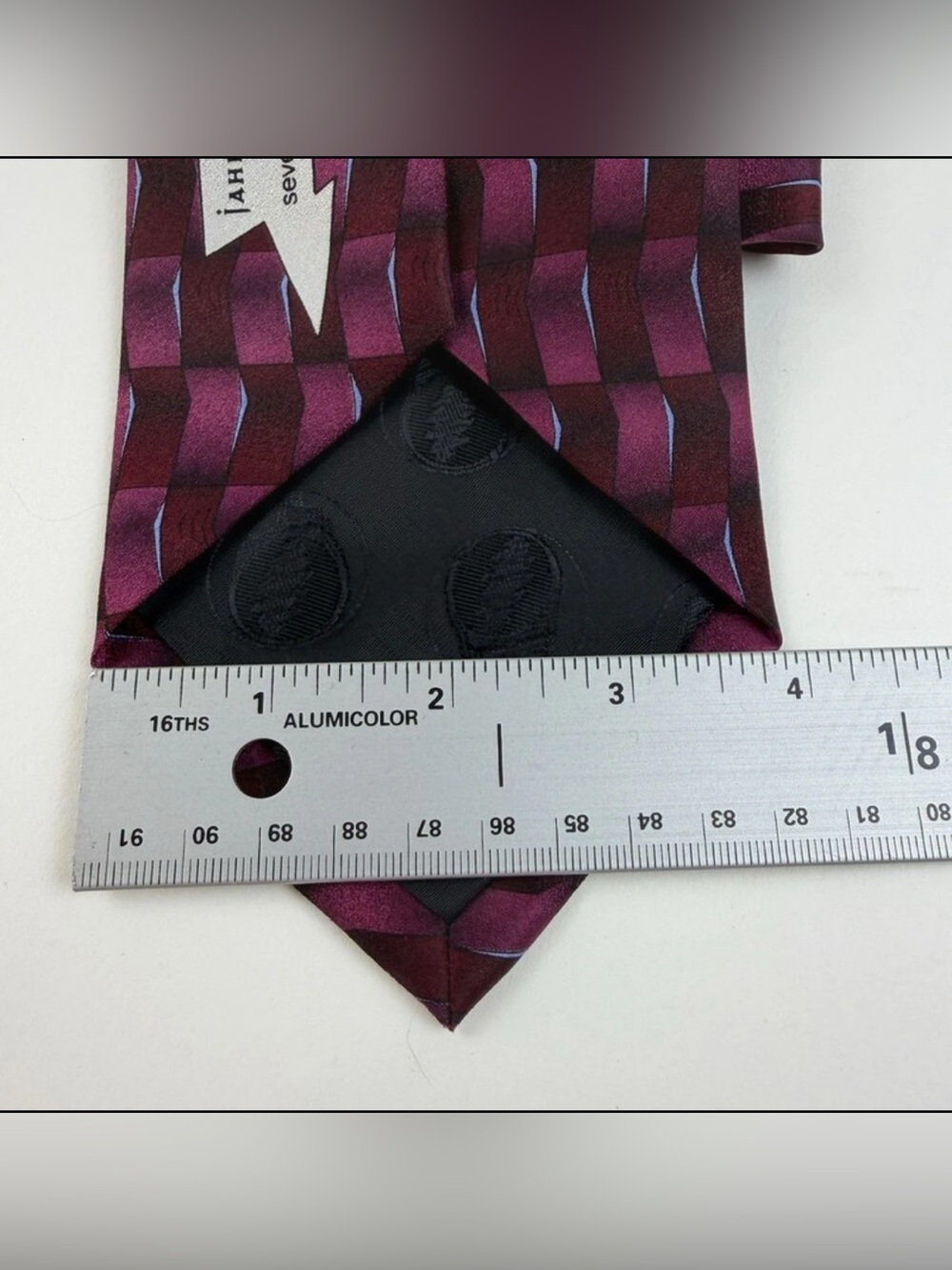 Grateful Dead Black Maroon Silk Tie Jahrhunderthal Hall 17th Set Necktie - Picture 8 of 9